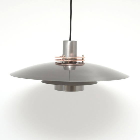 Image 1 of Grafiet Scandinavische Top Lamper lamp, jaren 70