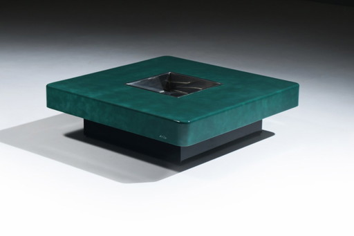 Table basse vintage « TR » signée Willy Rizzo, Studio Willy Rizzo, Italie, années 1970