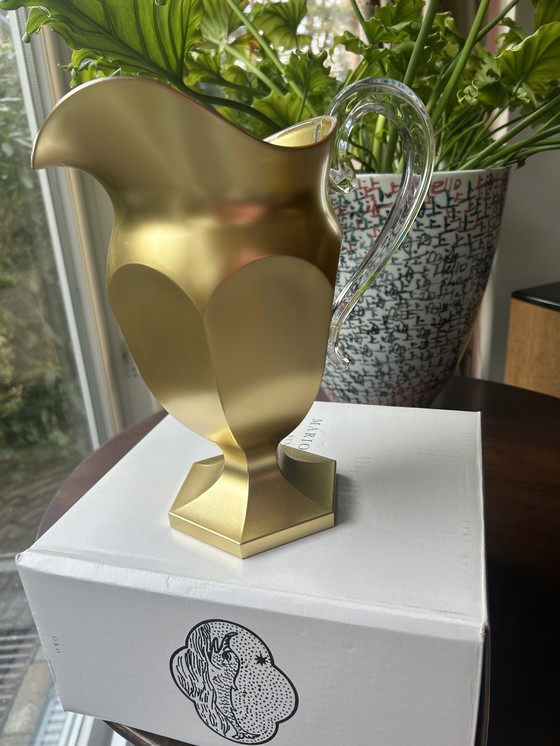 Image 1 of Waterkan & Karaf MariolucaGiusti Goud, Italiaans Design