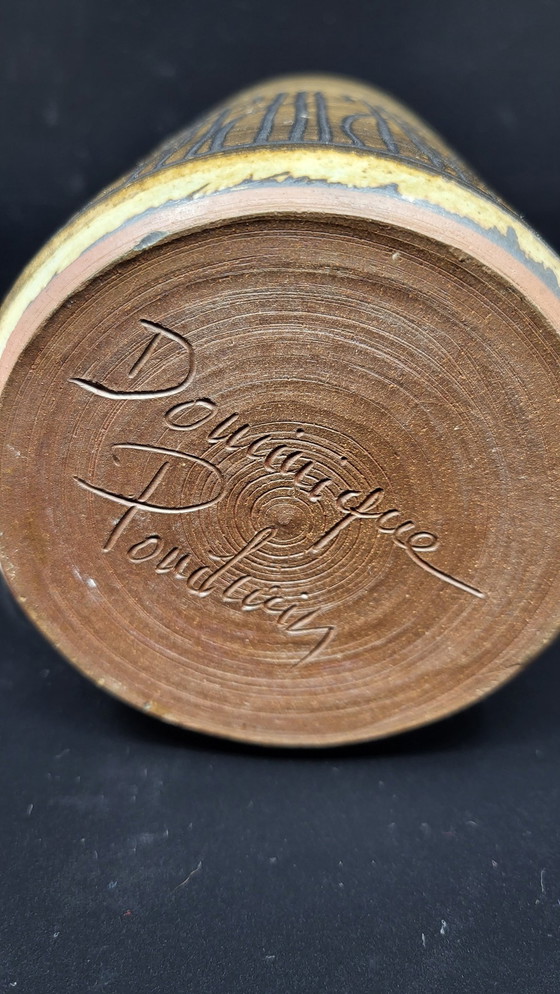 Image 1 of Dominique Pouchain vase Geometric design France Circa 1980