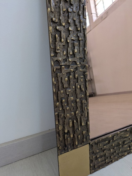 Image 1 of Frigerio Desio - Luciano Frigerio - Espejo - Juanita - Bronce, Latón