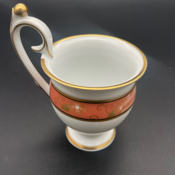 Freiberger Porzellan Mocha Cup with Gold Decoration, Sachsen Germany, Freiberger Porzellan, Sachsen, Crockery (photo 6 of 10)