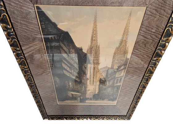 Image 1 of Leo Auguste Francois (1870–1938) – Kupferstich – signiert – Frankreich – 1. Viertel des 20. Jahrhunderts