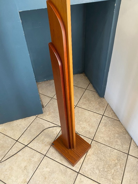 Lampada da terra vintage K-Lighting in teak scandinavo, anni '70 – Lampade da terra, Wood (photo 7 of 19)