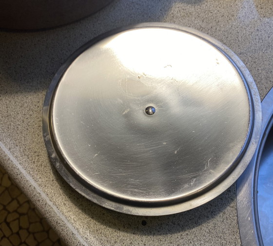 Image 1 of French jam bowl. Marmite pan