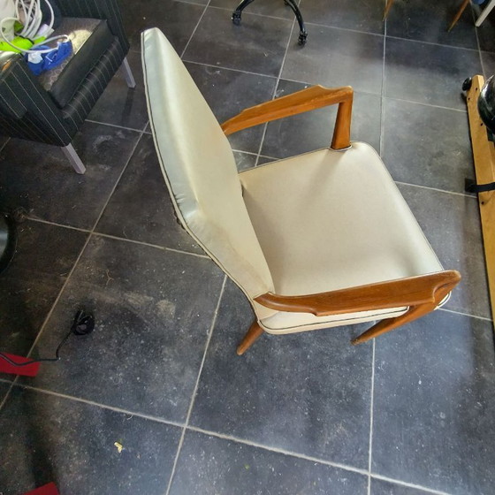 Seltenes 15-teiliges Set De Coene Design-Stühle (1960er Jahre). – Esszimmerstühle, Skai (photo 4 of 14)