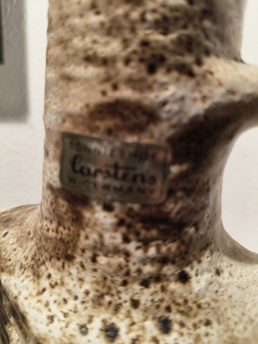 Vintage design fatlava West Germany vase Karstens Tönnieshof