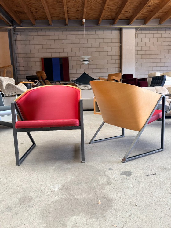 Silla Mondi Soft de Jouko Järvisalo (Stock: 2) – Sillas y sillones, Leather, Metal (photo 4 of 18)
