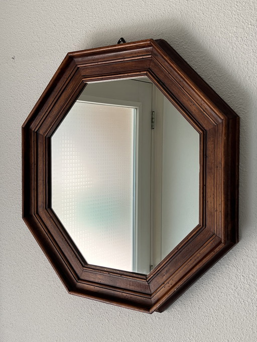 Miroir vintage à 8 angles