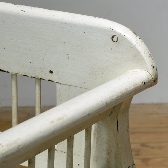 Image 1 of Banc ancien en pin, années 1900