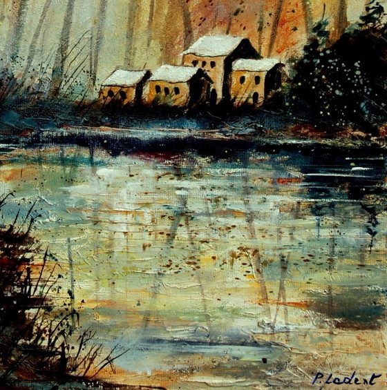 Image 1 of A lake in autumn