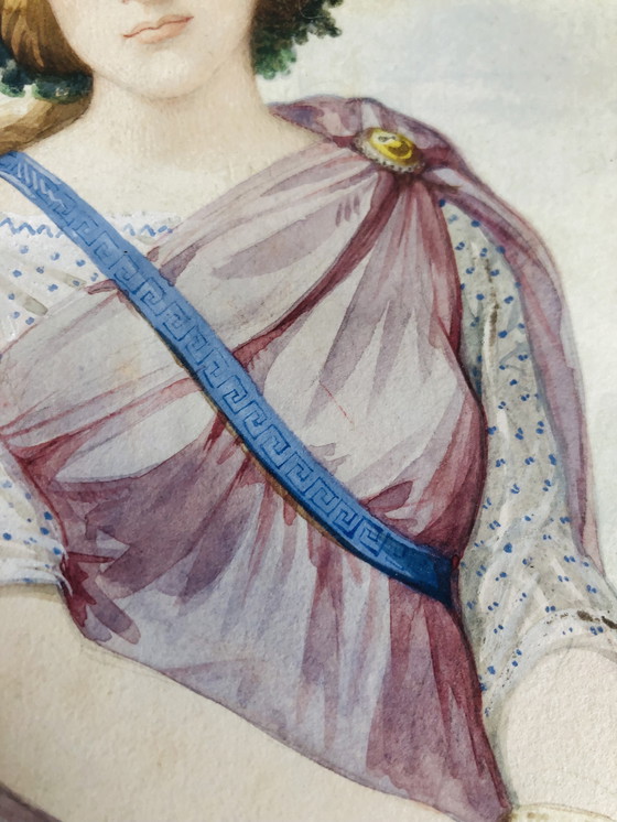 Image 1 of Ritratto ad acquerello di Auguste Galimard (1813-1880)