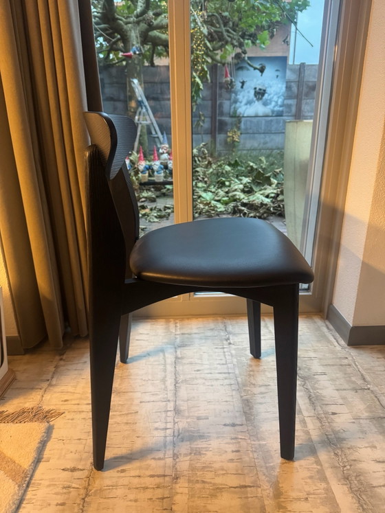 Van Rossum dinning chair, Esszimmerstühle, Holz, Schwarz (Foto 5 von 8)