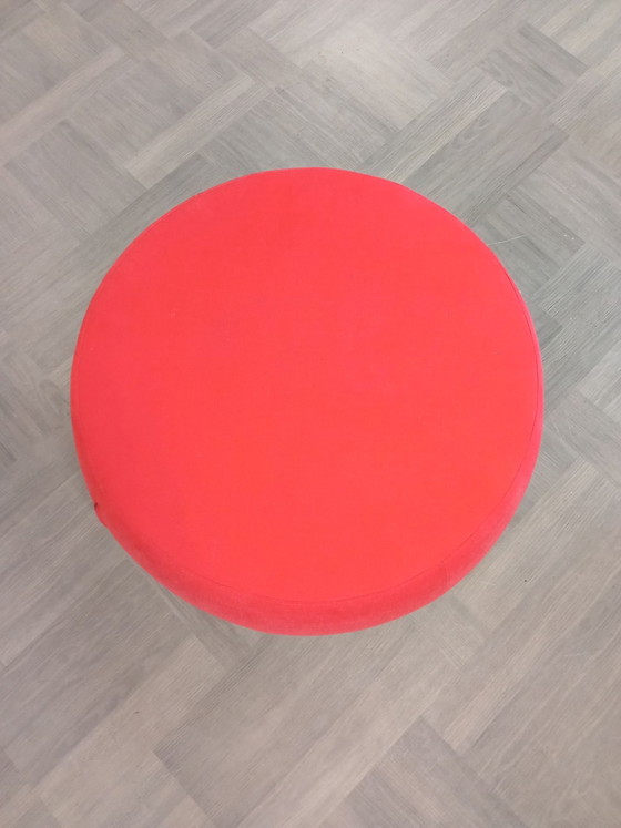 Roter Pouf – Hocker & Poufs, Stoff (photo 2 of 5)