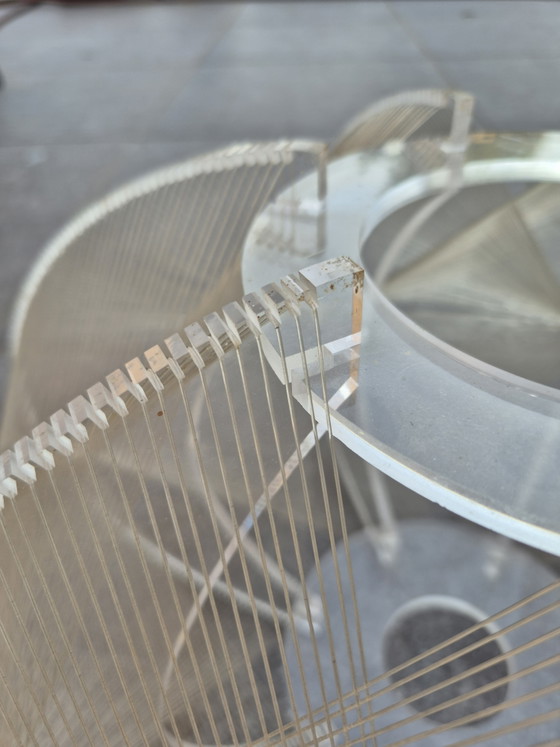 Image 1 of Lustre design par Paul Secon Sompex, diamètre 45 cm.