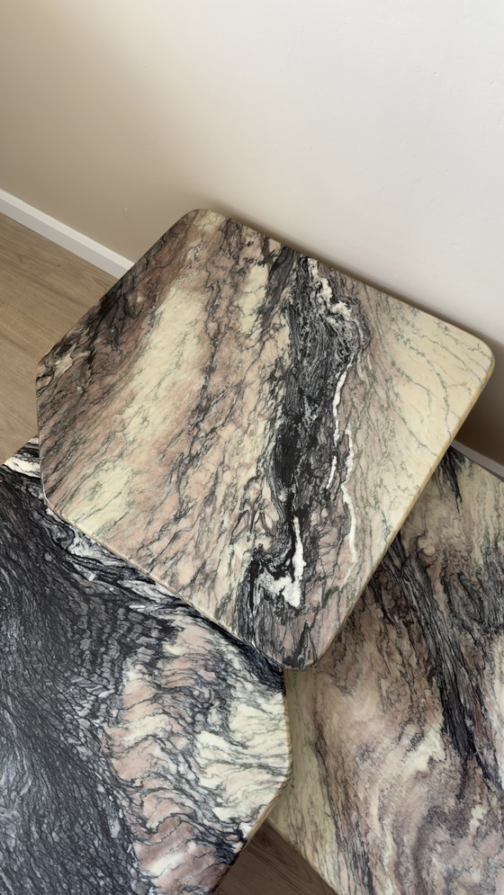 Image 1 of Set di tavolini da caffè in marmo