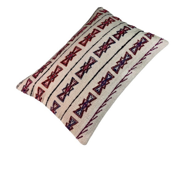 Image 1 of Housse de coussin Kilim turc vintage, 40 x 60 cm
