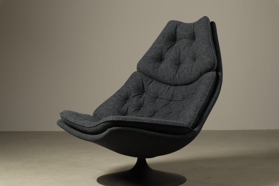 Image 1 of Artifort F588 lounge chair with ottoman by Geoffrey Harcourt, 1967