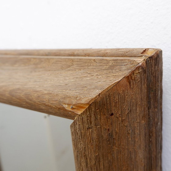 Image 1 of Paar rechteckige Wandspiegel mit rustikalen Holzrahmen