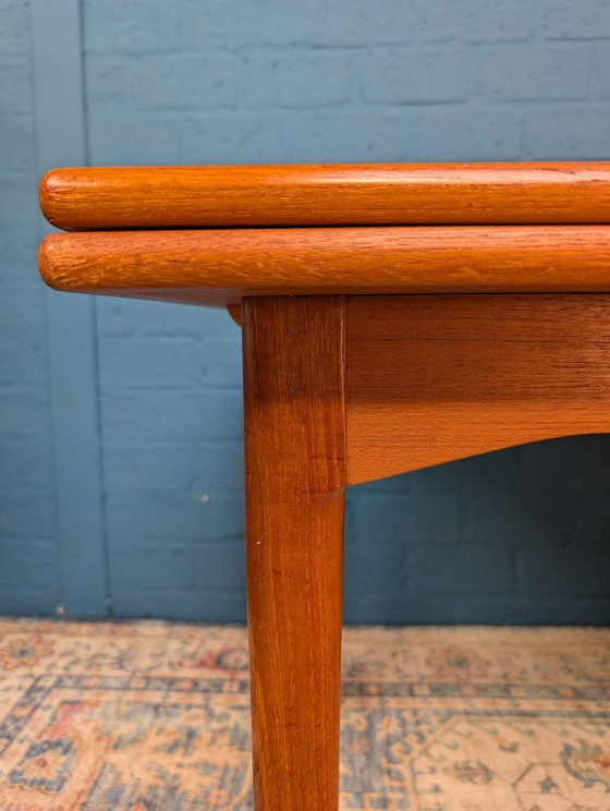 Image 1 of Table de salle à manger extensible vintage des années 1960, Design danois, Slagelse Møbelværk