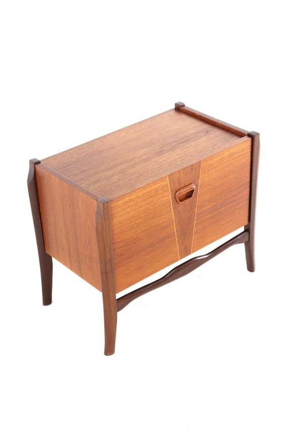 Set di 2 comodini in teak, comodino vintage – Wood (photo 7 of 14)