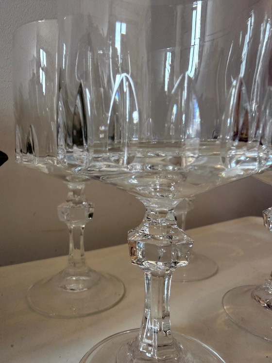 Set of 4 Cristal D'Arques wine glasses – Glass & Decanter, Vintage (photo 5 of 5)