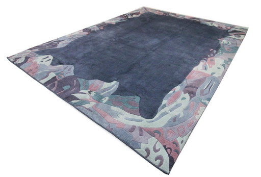 Origineel modern design wollen tapijt uit de Schotse Hooglanden, Nepal, 387 x 300 cm