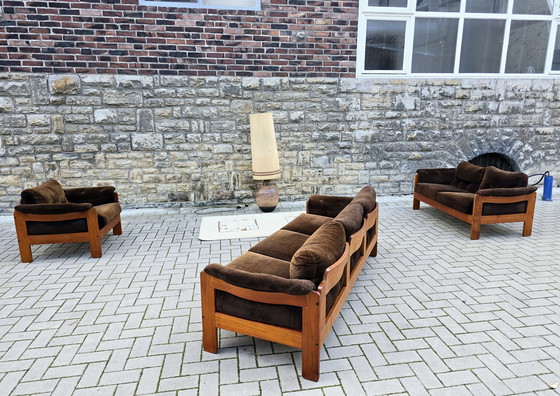 Image 1 of Niels Eilersen jaren 60 bankenset, mid-century jaren 70 zitgroep, suite, bankstel, fauteuils, banken