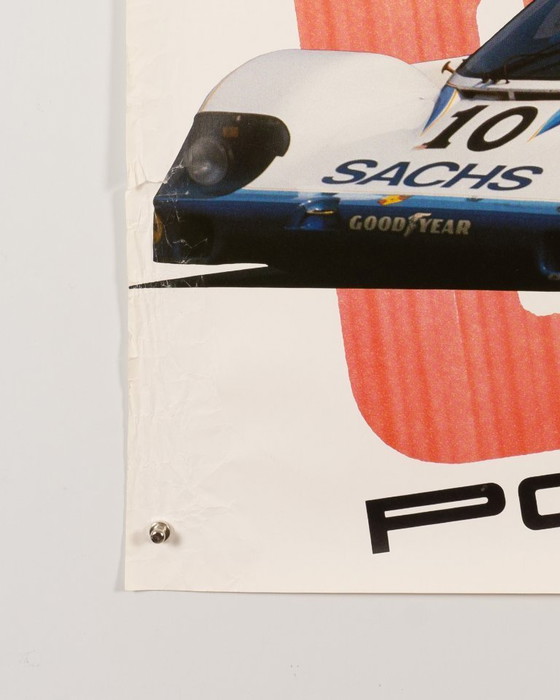 Image 1 of Porsche vince la Can Am – Poster originale vintage Porsche del 1983 di Gruppe C – Motorsport anni '80 – 102x76 cm