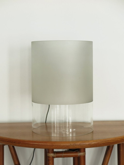 Glass Table lamp by Guido Rosati for Fontana Arte, 1972