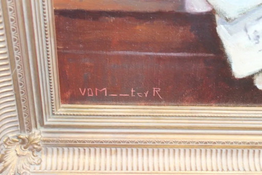 Painting with a violin – schilderijen tekeningen, Canvas (photo 2 of 3)