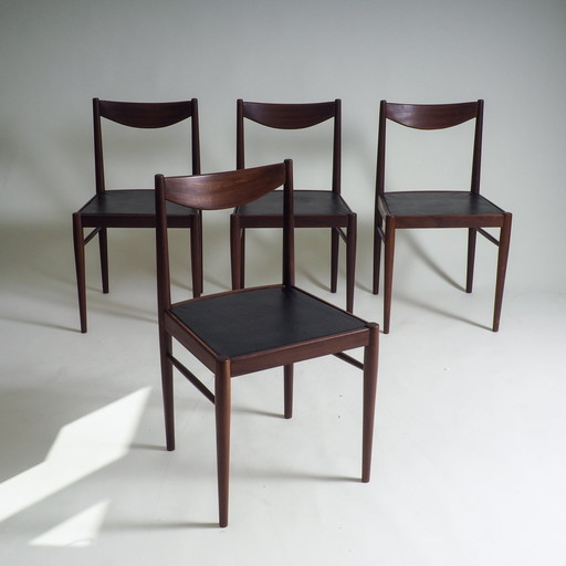 4 x Mid Century Eetkamerstoelen