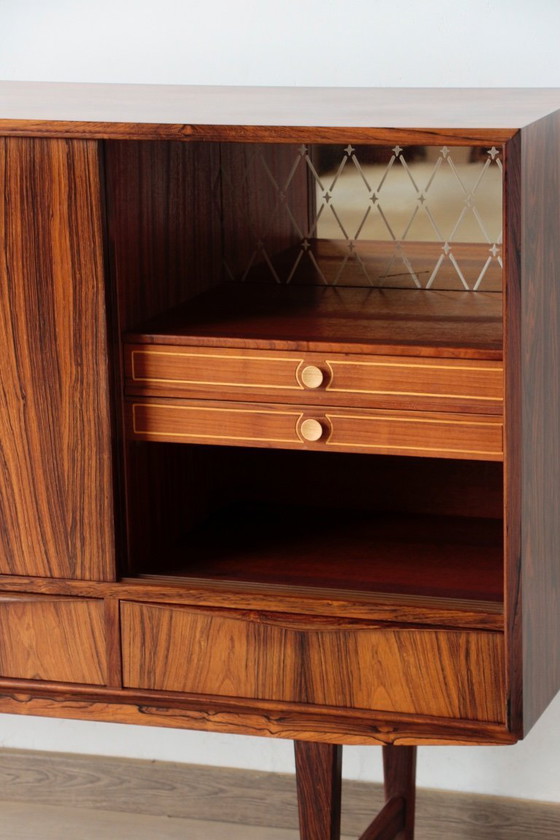 Image 1 of Skandinavisches Highboard aus Palisanderholz – Entwurf von E.W. Bach (1960er Jahre)