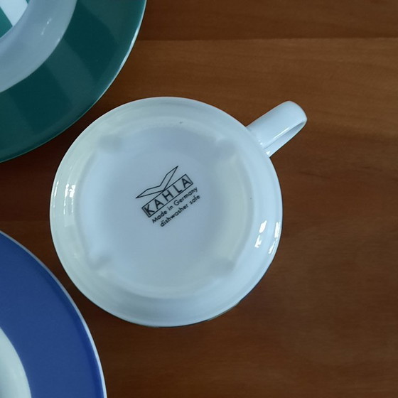 4 tazze da caffè vintage con piattini di Kahla – Stoviglie, Porcelain (photo 3 of 5)