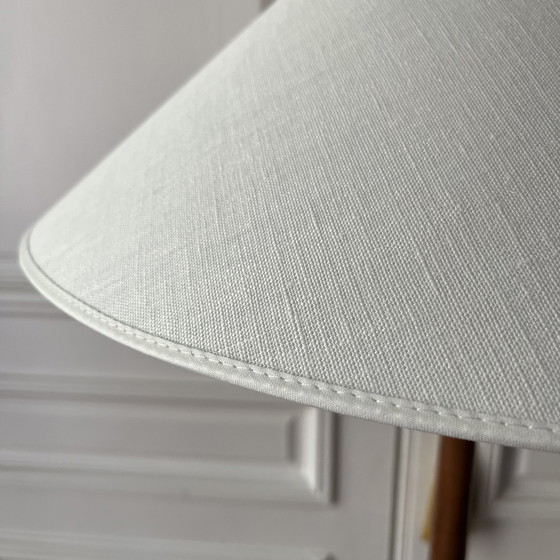 Image 1 of Vintage Scandinavian floor lamp in teak and brass, Tranås Stilarmatur, Sweden, 1960s