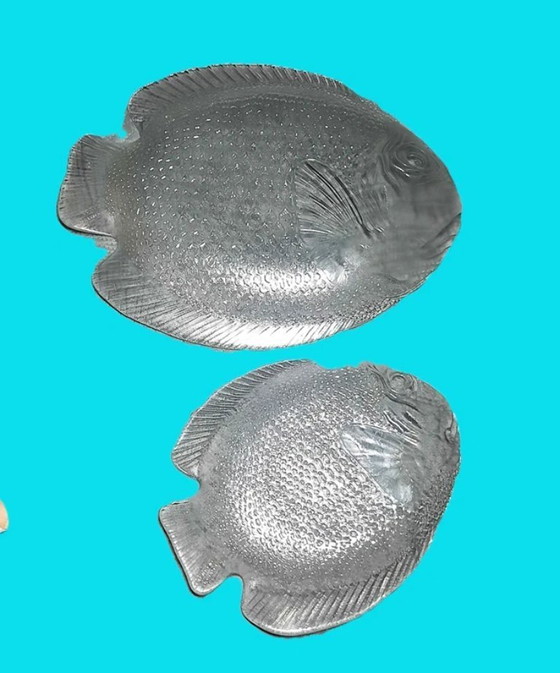 Image 1 of (W005) Vintage Arcoroc "Poisson" Vis Servies Set – Een Tijdloze Franse Klassieker!