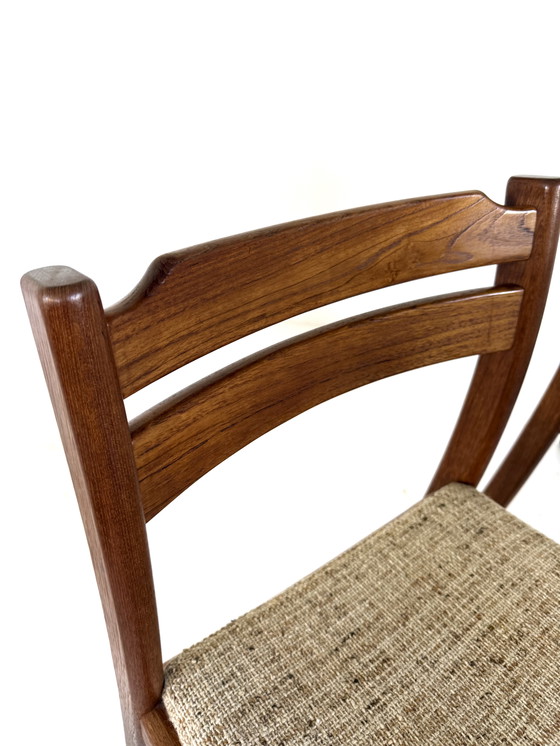 Image 1 of Set of 6 vintage Danish dining chairs, Dyrlund ‘70