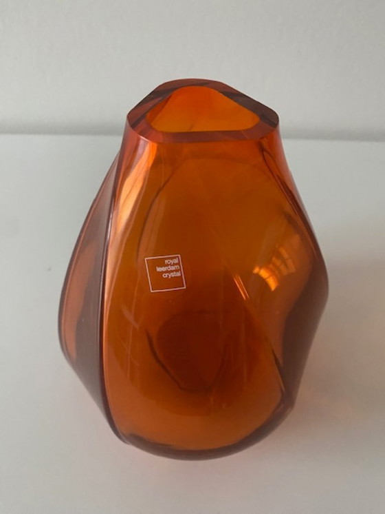 Image 1 of Vaso Royal Leerdam Arancione 2020 De Parme Design Lim. ed.