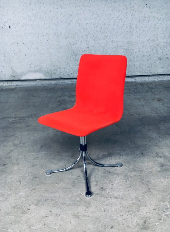 Image 1 of Brabantia Home Steel 3er-Set Esszimmerstühle, Niederlande, 1970er