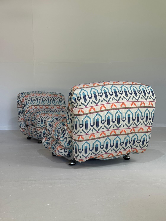 Image 1 of Verchromte italienische Loungesessel