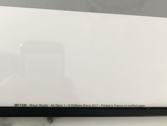 Image 1 of Ingelijste ontwerpposter Éditions Braun