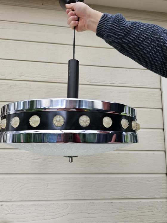 Image 1 of Beautiful vintage Space Age pendant lamp from Philips 70s, 44cmø.