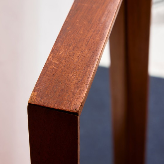 Image 1 of MK11168 Miroir hexagonal encadré en teck