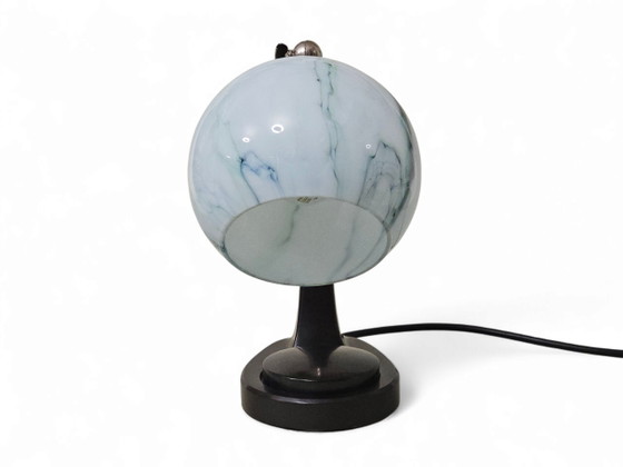 Image 1 of Extremely rare touch-sensitive bedside lamp / table lamp, Marianne Brandt, Bauhaus, 1930s