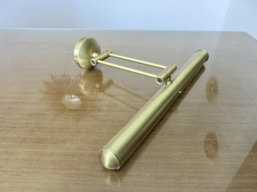Große, gelenkige Wandleuchte aus Messing, Italy, 1980/90