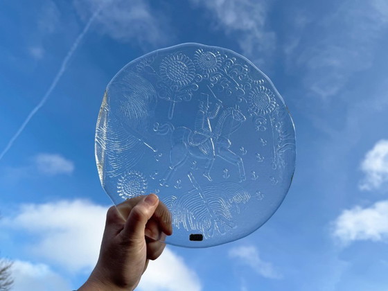 1x Vintage Kosta Boda Glass Plate - Goran Warff – Tableware (photo 2 of 5)