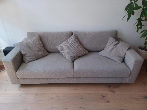 Sofa Company Douglas 3-Sitzer Sofa mit Fußhocker & Kissen wie Neu
