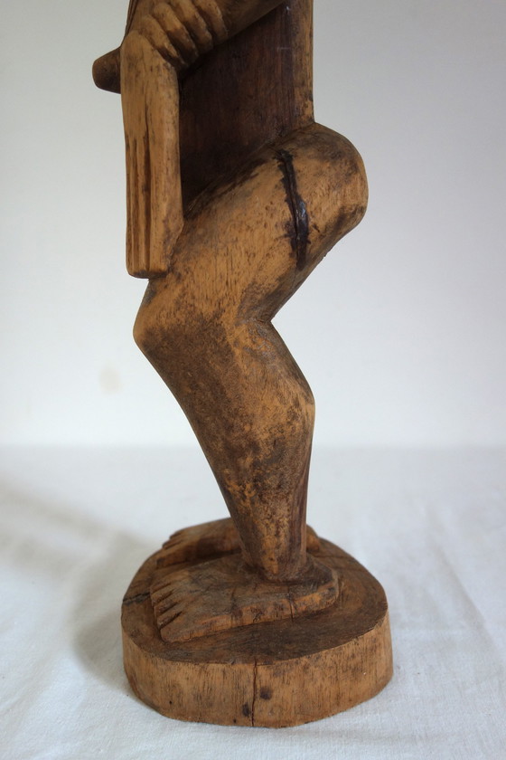 Image 1 of Statue N°2 d'Ancêtre Hermaphrodite Dogon Bombou-Toro (Mali)