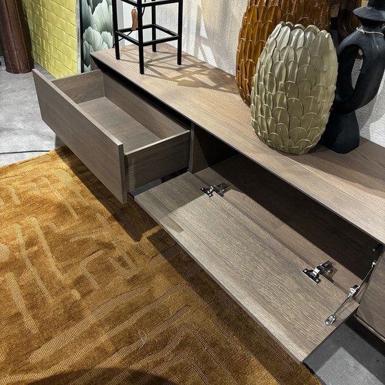 Image 1 of BKS Furniture Ettic TV cabinet with mood fireplace