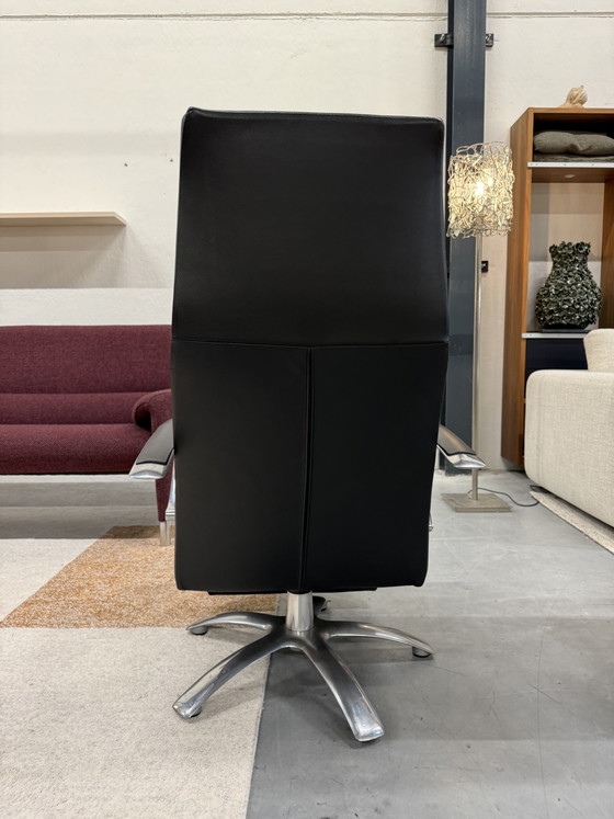 Image 1 of Jori Brainbuilder Relaxsessel, schwarzes Leder, MEDI